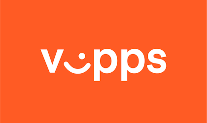 Vipps-logo. App for mobilbetaling enten frå konto eller kort. Illustrasjon