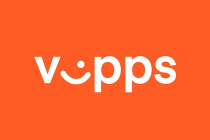 Vipps-logo. App for mobilbetaling enten frå konto eller kort. Illustrasjon