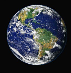 Jordkloden sett fra verdensrommet. Foto
